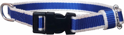 

W9 High Quality Nylon Collar With Adjustable Buckle For Puppy/Cat -0.75 Inch - Dog Everyday Collar(, Blue
