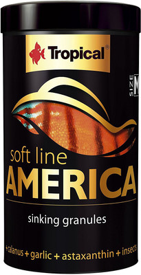 

Tropical Softline America Size M 250m/150g 150 g Dry Fish Food