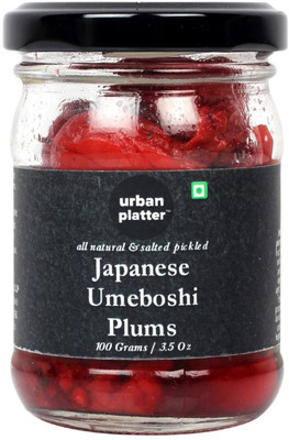 

Urban Platter Japanese Pickled Umeboshi Plums Mixed Vegetable Pickle(100 g)
