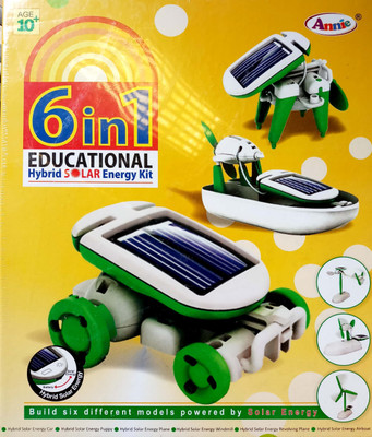 

Tingoking "6in1 Educational Hybrid Solar Energy Kit" Educational & Learning Toy For Kids(1 Pieces)