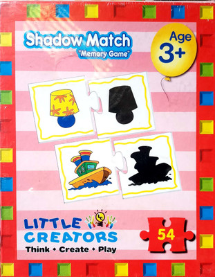 

Tingoking "Shadow Match"Memory Game" Educational & Learning Game For Kids(54 Pieces)