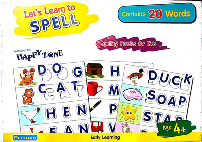 

Tingoking "Let's Learn to spell" Educational & Learning Puzzle Game For Kids(20 Pieces)