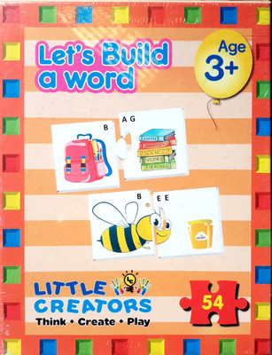 

Tingoking "Let's Build a word" Educational & Learning Puzzle For Kids(54 Pieces)