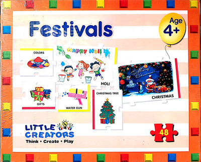 

Tingoking "Festivals" Educational & Learning Puzzle For Kids(48 Pieces)
