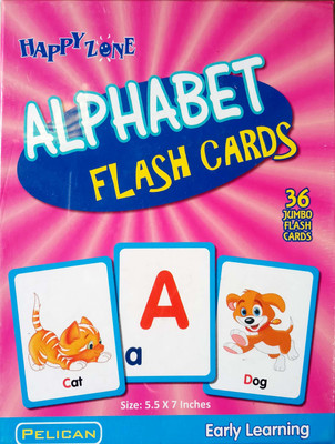 

Tingoking "Alphabet Flash Cards" Educational & Learning Game For Kids(36 Pieces)