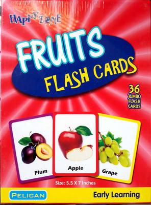 

Tingoking "Fruit Flash Cards" Educational & Learning Game For Kids(36 Pieces)