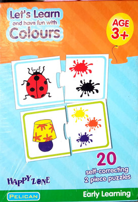 

Tingoking "Let's Learn and Have Fun With Colours" Educational & Learning Puzzle Game For Kids(20 Pieces)