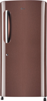 LG 215 L Direct Cool Single Door 3 Star Refrigerator(Amber Steel, GL-B221AASX)
