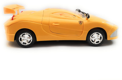 

The Game Begins Battery Operated Car Toy for kids, Yellow, Length 26 cm(Yellow)