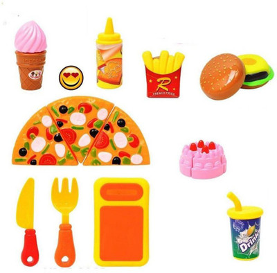 

TALKING GANESHA Present RestaPretend Play Fast Food Set pizza cutting