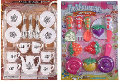 

Aparnas 25pieces kitchen set for kids play role play with cupset birthdaygift love girl