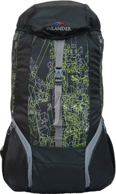 

Inlander 1011-1 Hiking Trekking Daypack Backpack Rucksack - 35 L(Green, Black), Black;green