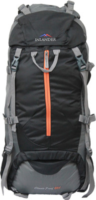 

Inlander 1009-2 Hiking Trekking Travel Backpack Rucksack - 80 L(Black, Grey)