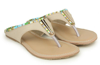 

Shezone Women Cream Flats