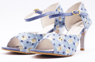

hi heel Women Sky Blue Heels