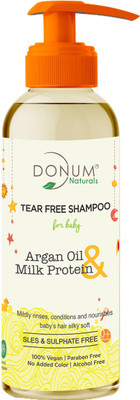 

Donum TEAR FREE SHAMPOO FOR BABY SULPHATE FREE LIGHT FOAMING, PH BALANCED GENTLE CLEANSING(220 ml)