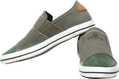 

Woodland Slip On Sneakers For Men(Olive, Olv-grn