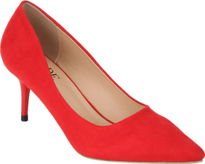

Mode By Red Tape Stiletto Party Wear For Women(Red