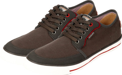 

Woodland Canvas Shoes For Men(Brown, Grey