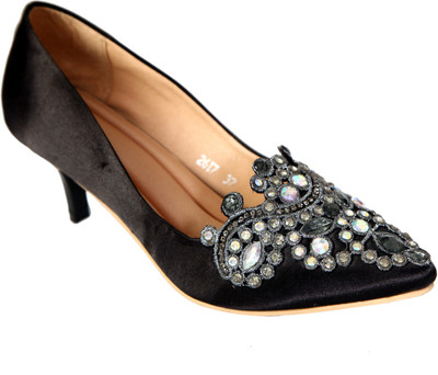 

SHERRIF SHOES Party Wear For Women(Black