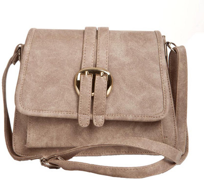 

Aliado Women Casual Beige Leatherette Sling Bag