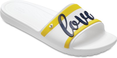 

Crocs Crocs Drew X Crocs Sloane Grph Sld W Slides, White