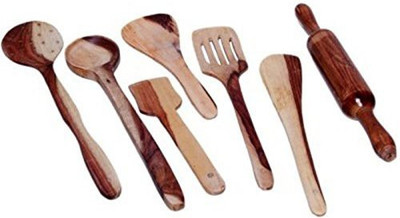 

SG Royal's Wooden Table Spoon Set(Pack of 7)