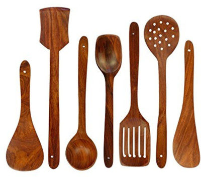 

SG Shahi Disposable Wooden Cooking Spoon Set(Pack of 7)
