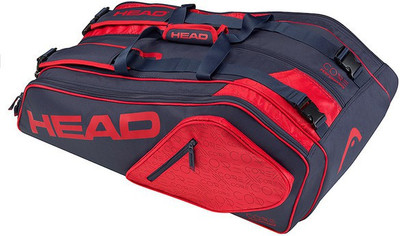 

Head Core 9R Supercombi Tennis Kit Bag(Red, Kit Bag), Navy / red