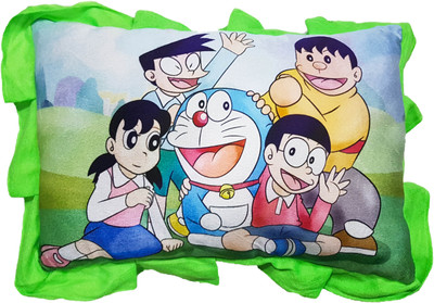 

HTD Doraemon Baby Pillow - 35 cm(Green)