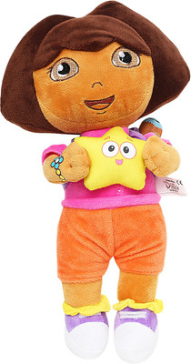 

Dora With star Soft Toy - 26 cm(Multicolor)