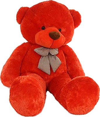 CLICK4DEAL Soft Lovable Hugable Cute Xtra Large Teddy Bear 5 Feet Red (Best For Someone Special)  - 152 cm(Red)