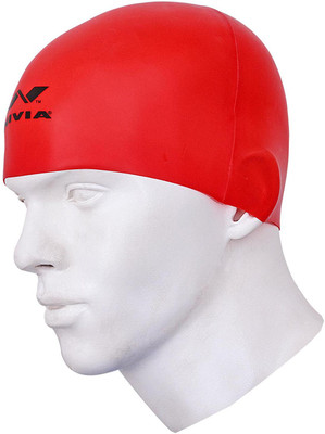 

Nivia SWIMMING CAPS Swimming Cap(Red, Pack of 1)