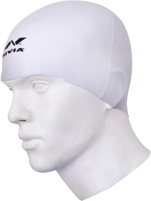 

Nivia SWIMMING CAPS Swimming Cap(White, Pack of 1)