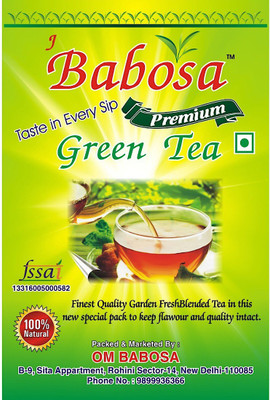 Jbabosa green tea Unflavoured Green Tea(100 g, Pouch)