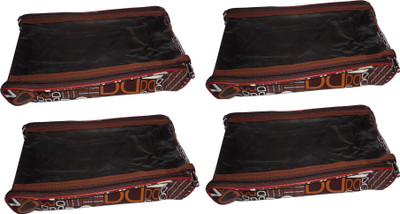 

Afrose Pack of 4 Shoe Pouch Shoe Cover Shoe Kit(Brown)