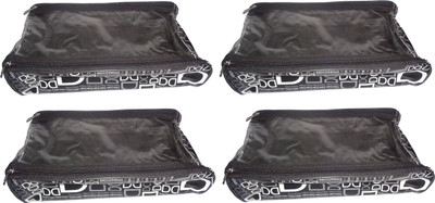

Afrose Pack of 4 Shoe Pouch Shoe Cover Shoe Kit(Black)