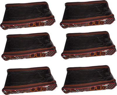 

sarohi Pack of 6 Shoe Pouch Shoe Cover Shoe Kit(Brown)