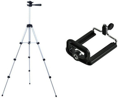 

BB4 PREMIUM 3110 A 3 Way Head Adjustable Aluminum MONOPOD Tripod Kit(Black, Supports Up to 1000 g)