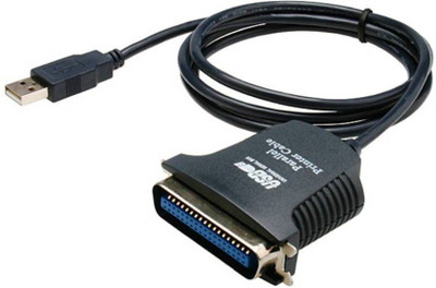 

Etake Printer PC Adapter Male to Female 36 Pin Parallel Port USB Cable USB Adapter(Black)
