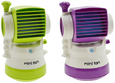 

Elegant Shopping Mini Fragrance Air Conditioner water spray Cooling Portable Desktop Humidifier Fan USB Fan(Green, Purple, White)