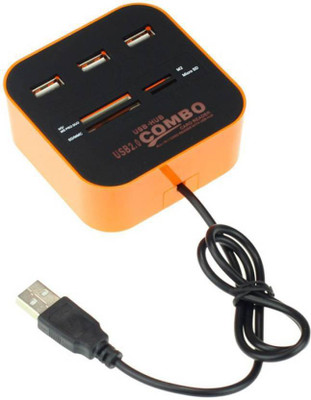 

OLECTRA All In One + Usb 3 Port Combo HUB Card Reader Multicolor 01 Card Reader(Multicolor)