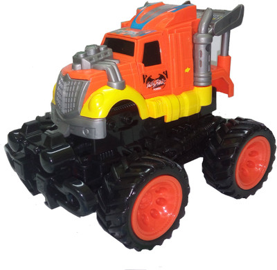 

TALKING GANESHA Monster Deformation Off Road Car With Big Rubber Wheels Toy For Kids (Orange-Yellow)(Multicolor)
