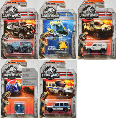 

MATCHBOX JURASSIC WORLD VEHICLES:: SET OF 5(NA)
