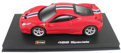 

Bburago Ferrari 458 Speciale Red Signature Series, Scale1 /43, with acrylic box(Red)