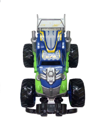 

TALKING GANESHA Monster Deformation Off Road Car With Big Rubber Wheels Toy For Kids (blue-green)(Green, Blue)