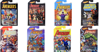 

Hot Wheels AVENGERS CARS SET OF 8(NA)