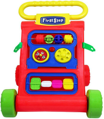 Toyshine Musical Activity Walker With Parent Rod(Multicolor)
