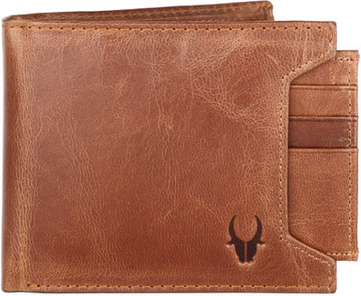 

WildHorn Men Tan Genuine Leather Wallet(5 Card Slots)