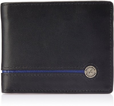 

Fastrack Men Black, Blue Genuine Leather Wallet(6 Card Slots)